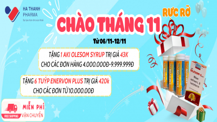 QUÀ TẶNG HẤP DẪN TUẦN 6-12/11/2023