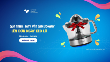 QÙA TẶNG MÁY VẮT CAM SOKANY LÊN ĐƠN KẺO LỠ